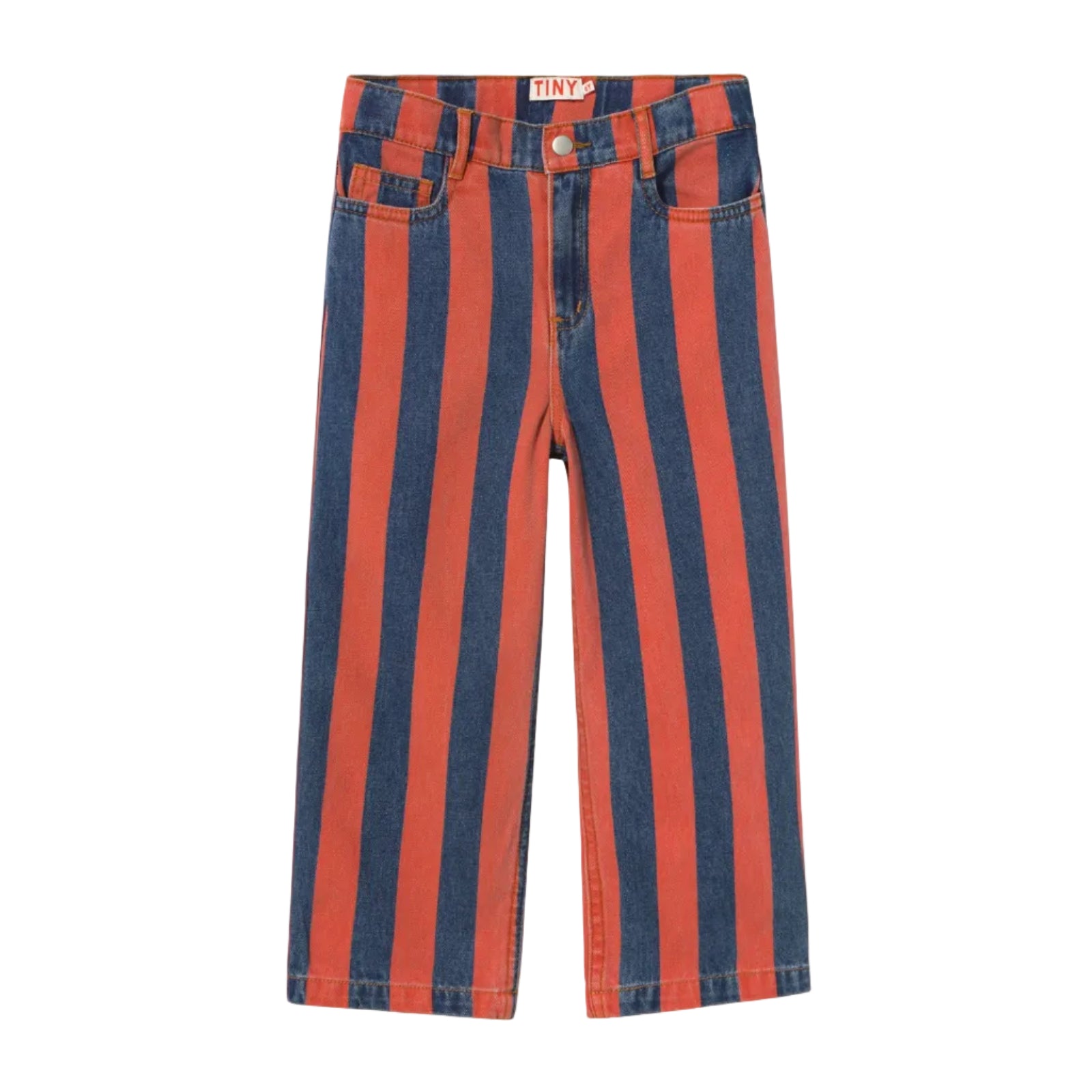 Red Stripes Denim Pant