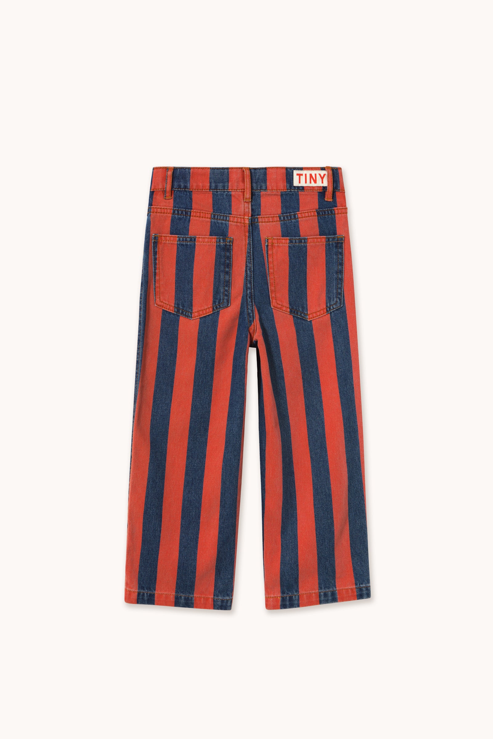 Red Stripes Denim Pant