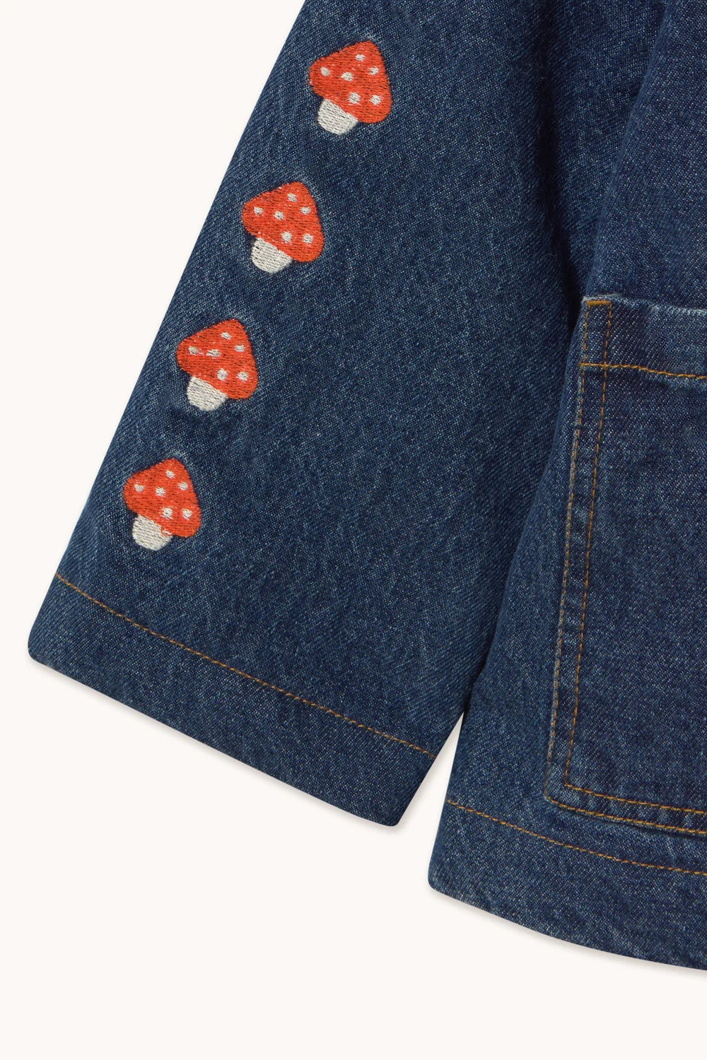 Mini Mushrooms Embroidered Jacket