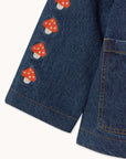 Mini Mushrooms Embroidered Jacket