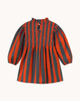 Red-Blue Stripes Dress