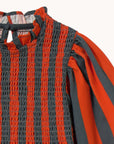 Red-Blue Stripes Dress