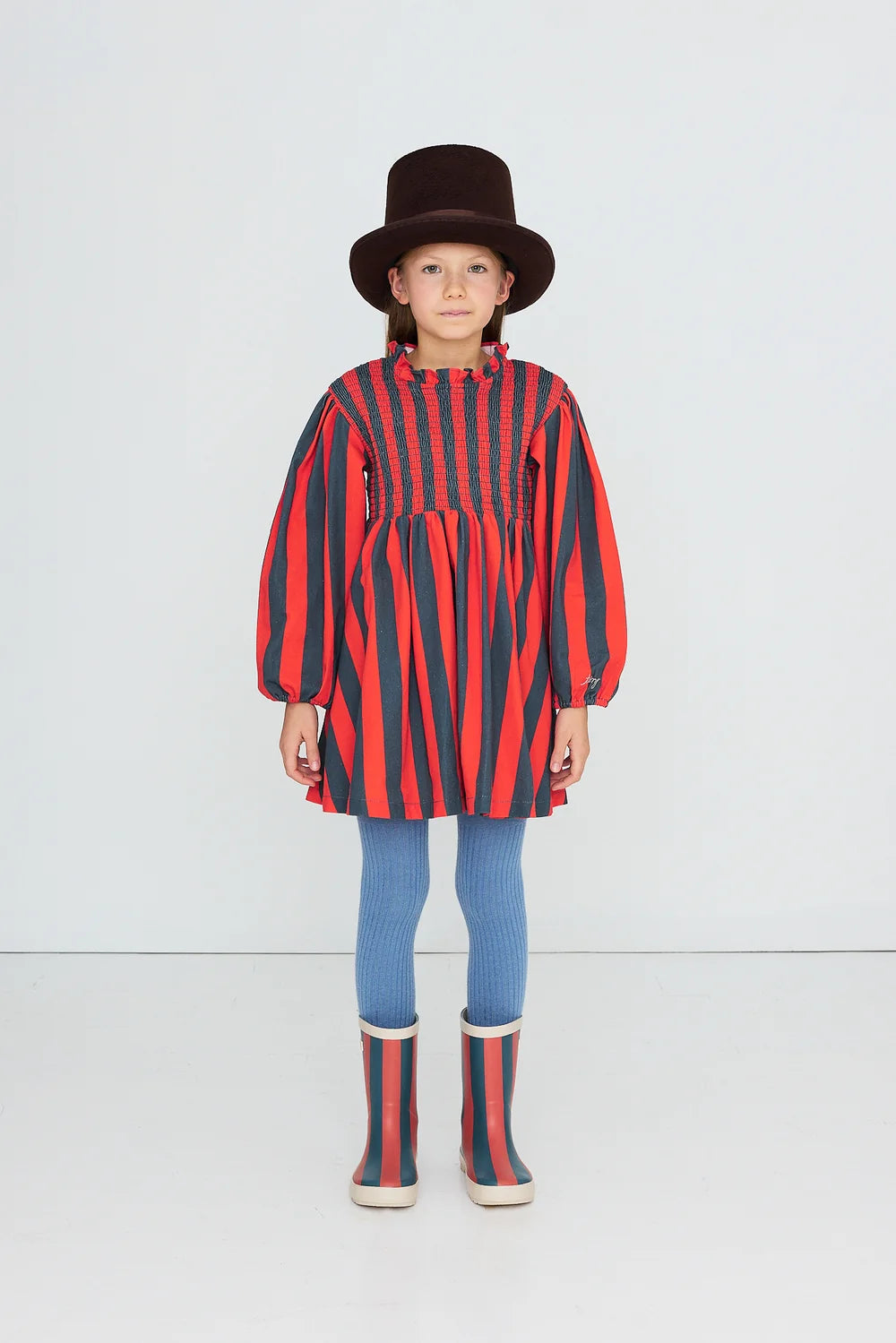 Red-Blue Stripes Dress
