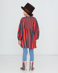 Red-Blue Stripes Dress