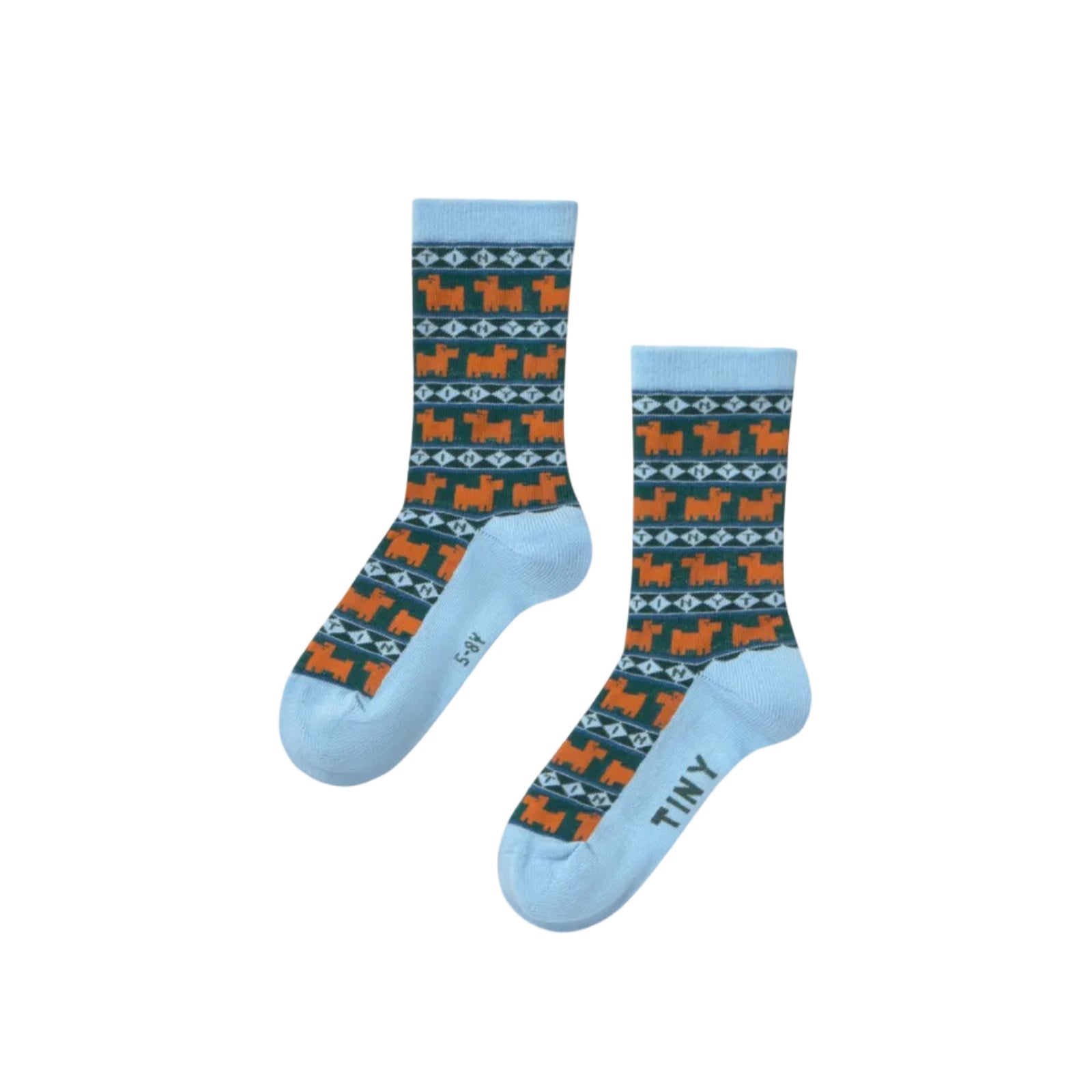 Tiny Dogs Medium Length Kids Socks