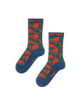 Roses Medium Length Kids Socks