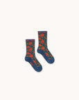 Roses Medium Length Kids Socks