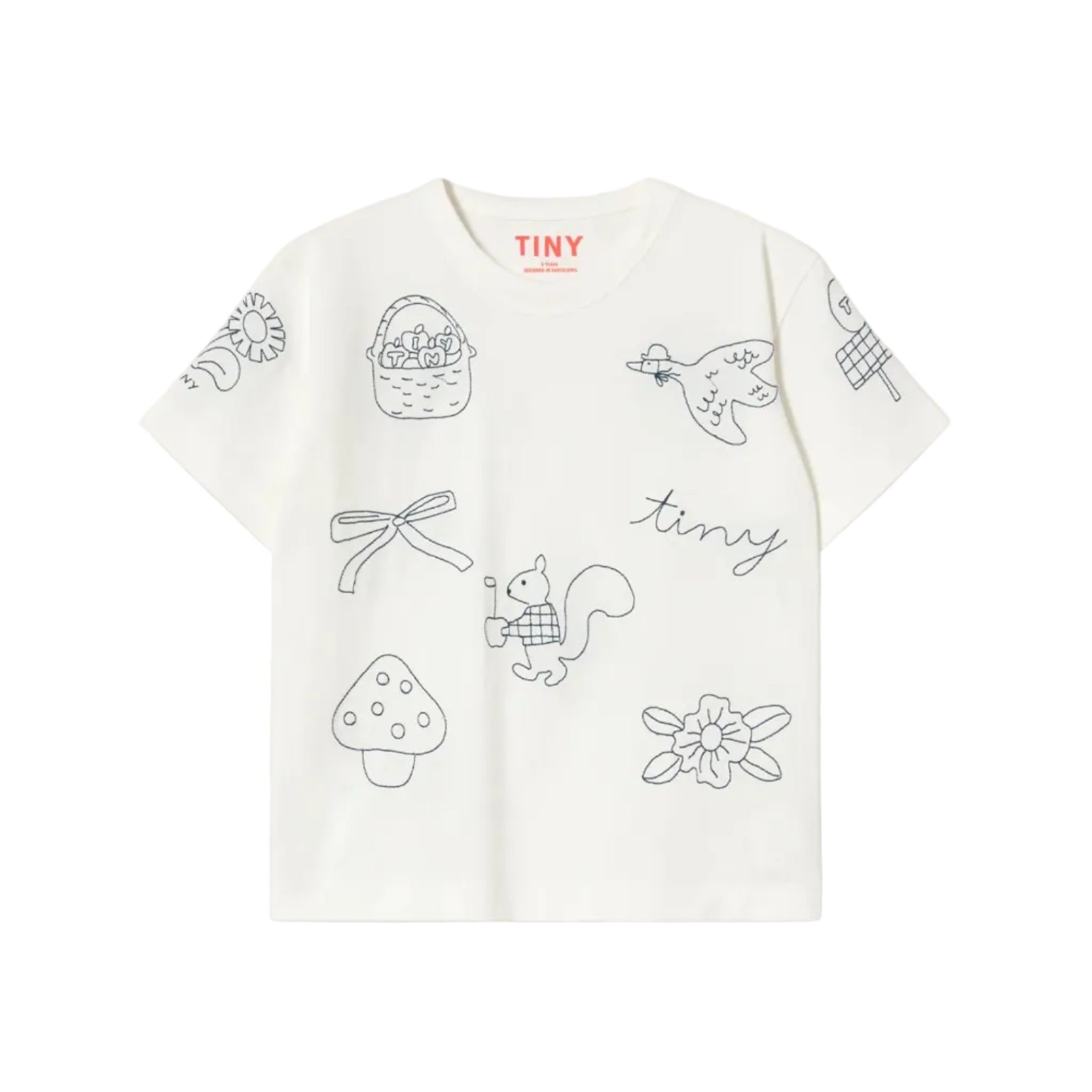 Tiny Apples Embroidered Tee