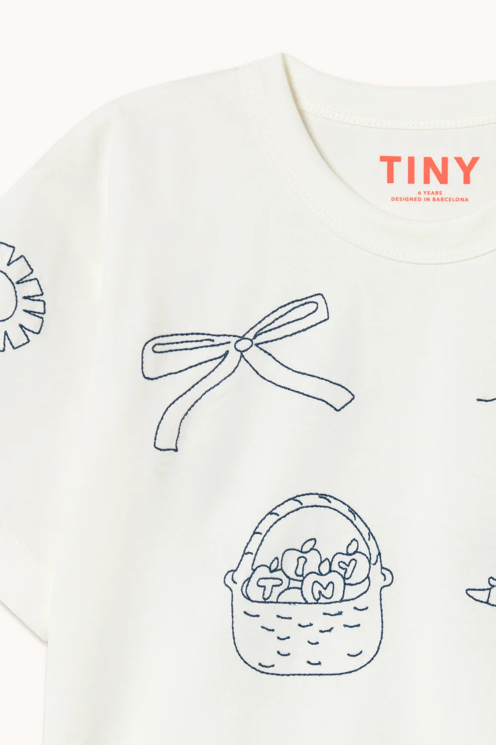 Tiny Apples Embroidered Tee