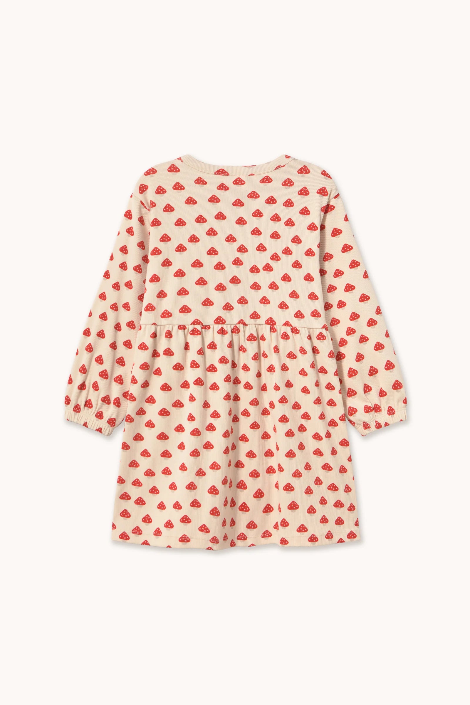 Mini Mushrooms Ribbed Dress