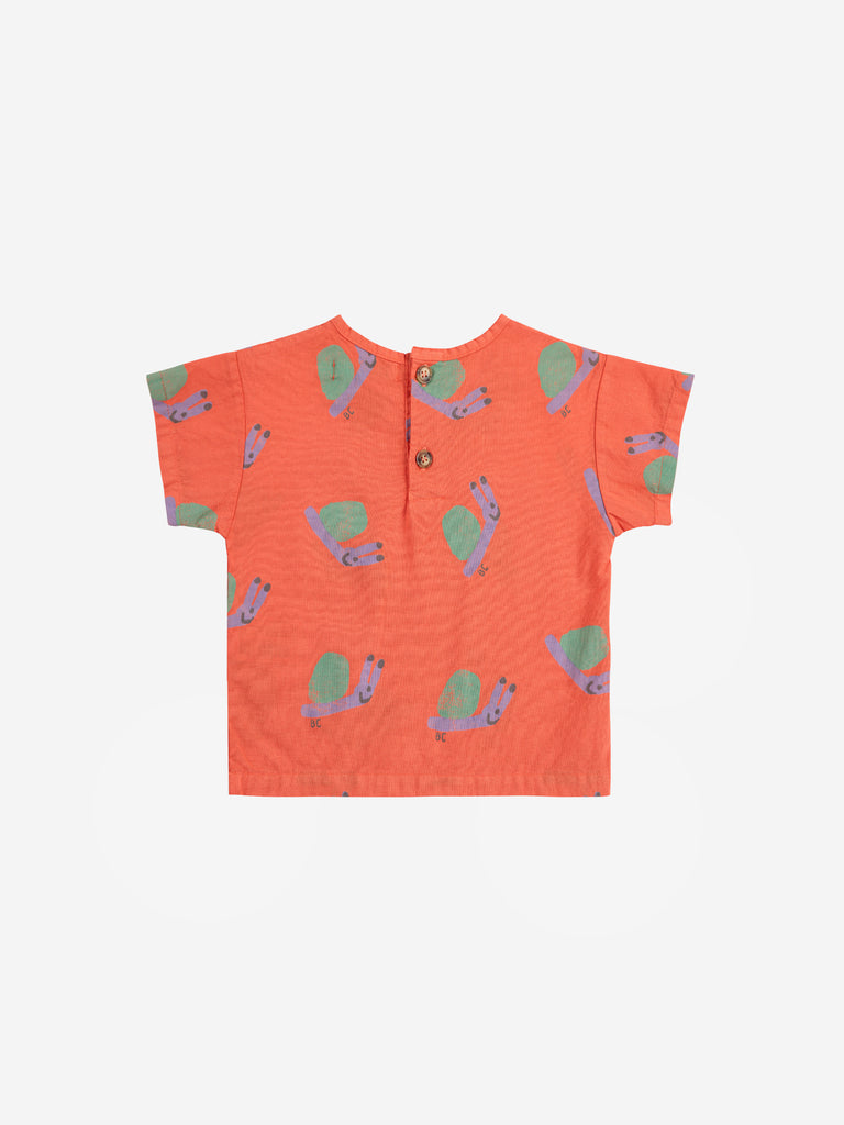 Baby Funny Snail All Over Blouse by Bobo Choses