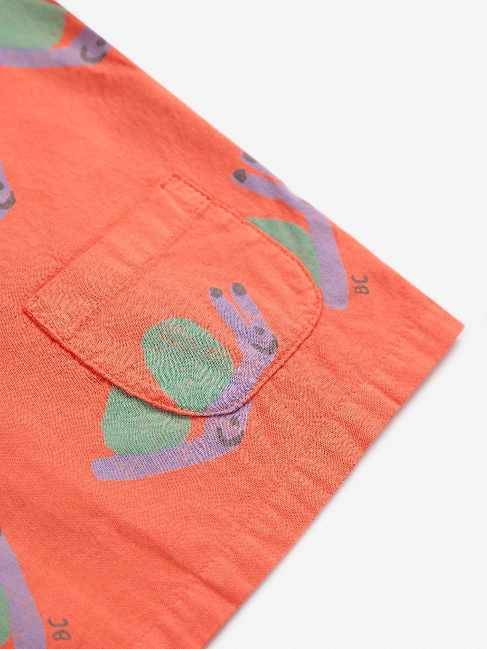 SALE Baby Funny Snail All Over Blouse by Bobo Choses