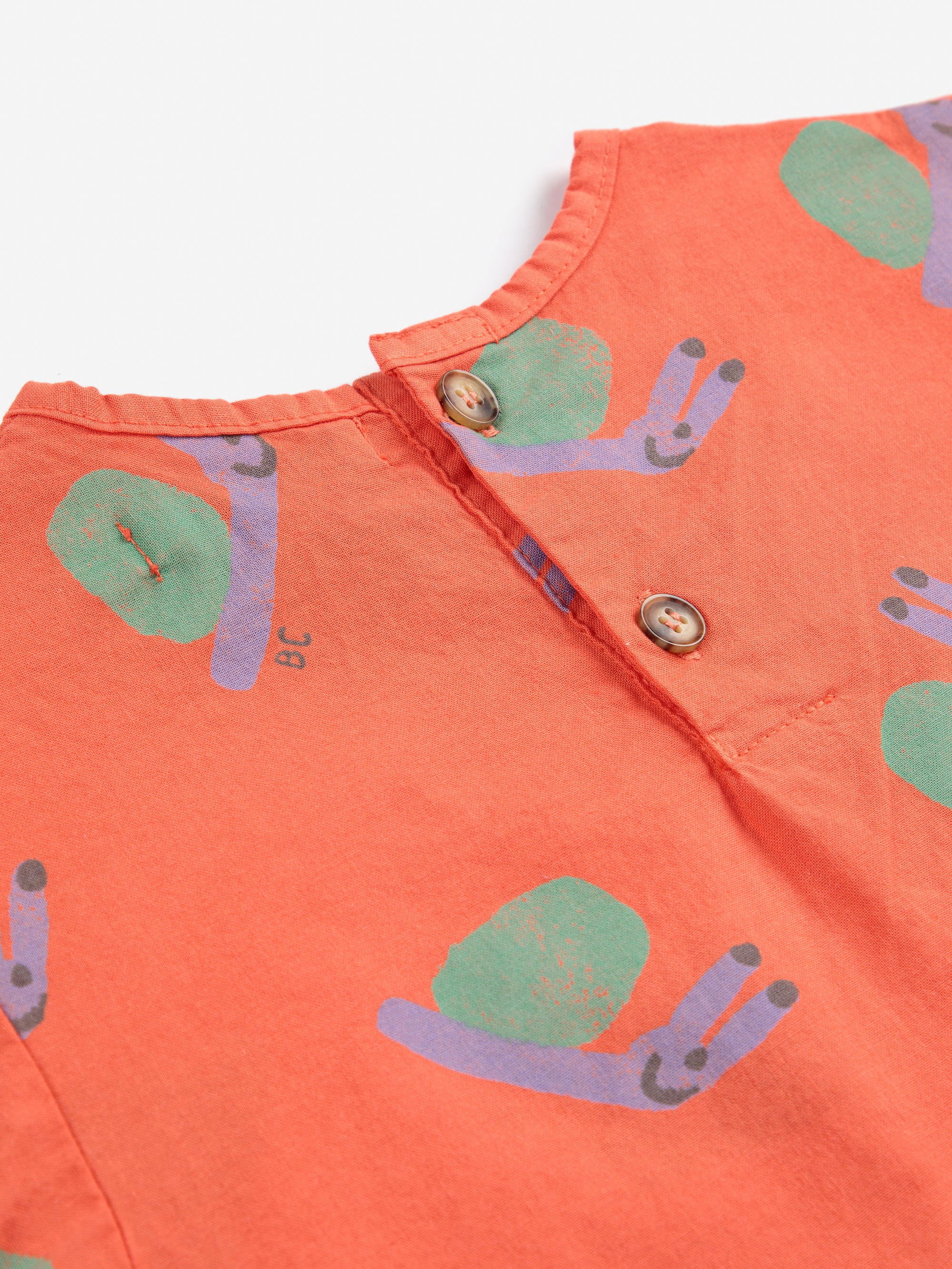 SALE Baby Funny Snail All Over Blouse by Bobo Choses