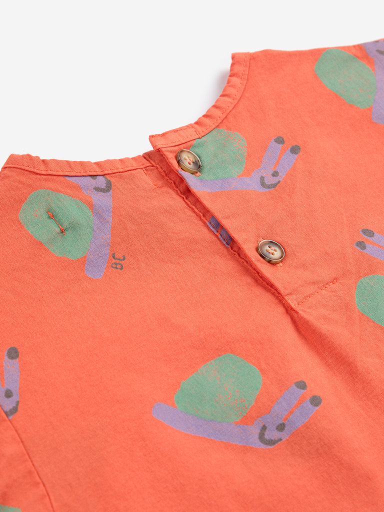 Baby Funny Snail All Over Blouse by Bobo Choses