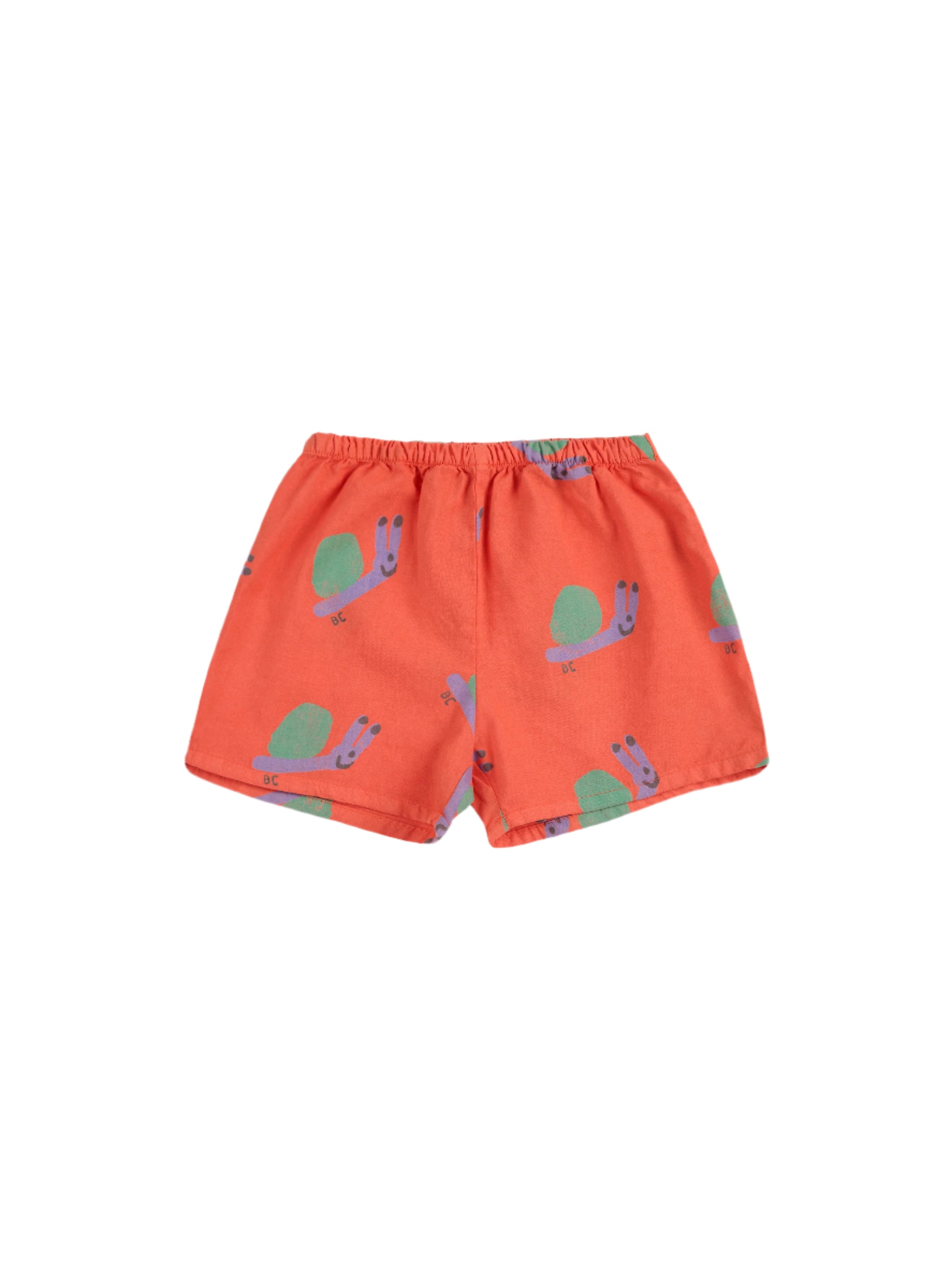 SALE Baby Funny Snail All Over Woven Shorts by Bobo Choses
