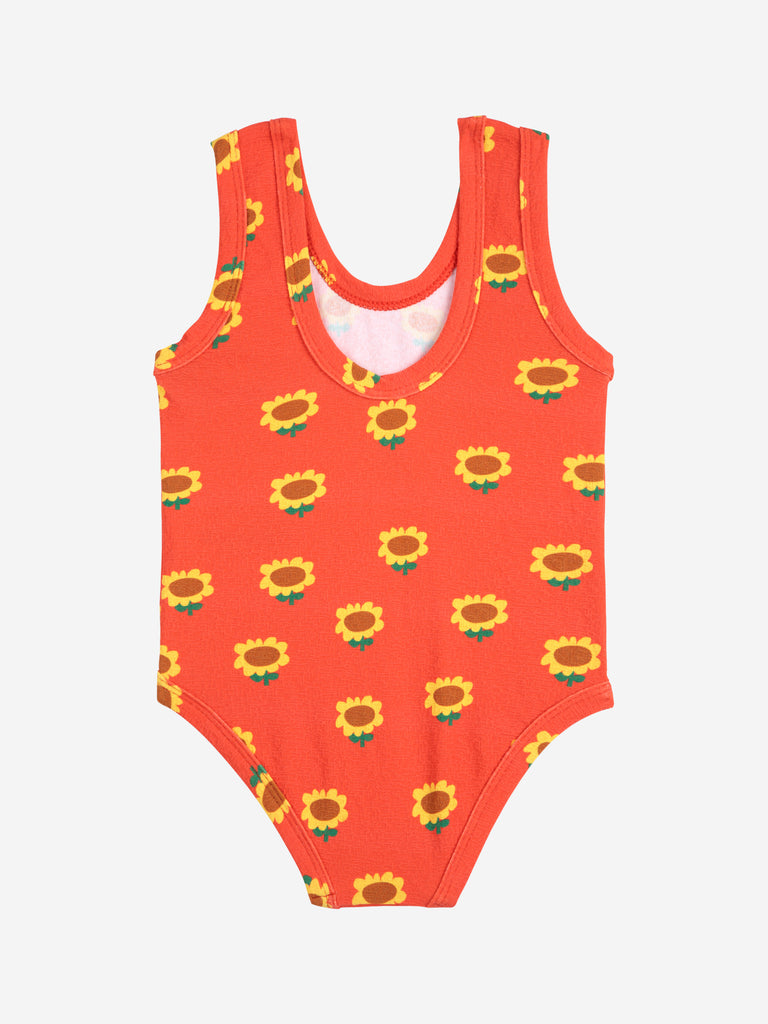 Baby Sunflower All Over Swimsuit by Bobo Choses