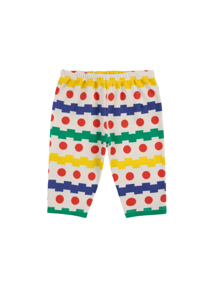 SALE Baby Geometric All Over Waffle Pants by Bobo Choses
