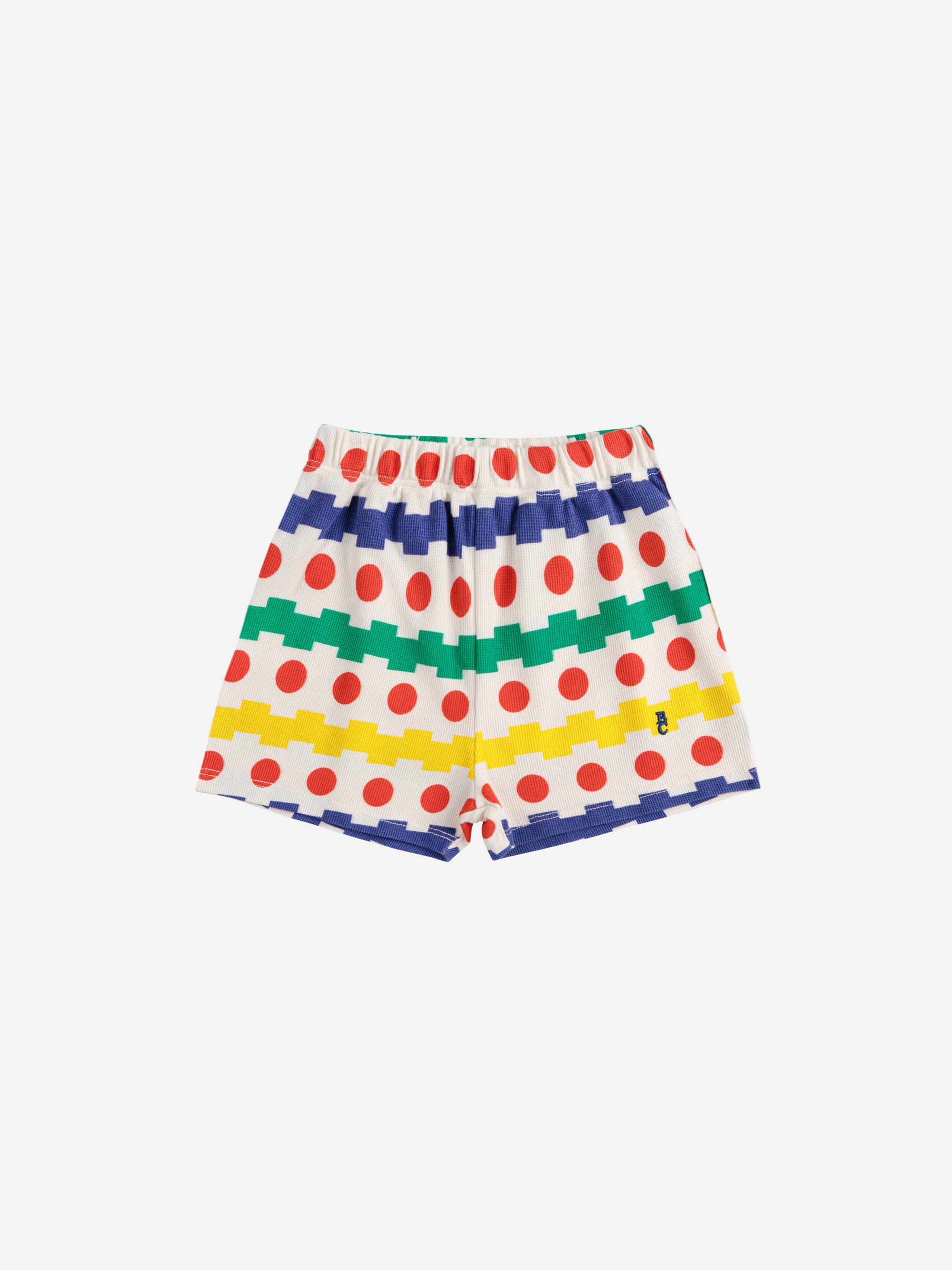 SALE Geometric All Over Waffle Shorts by Bobo Choses