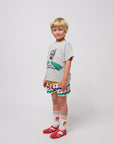 SALE Geometric All Over Waffle Shorts by Bobo Choses