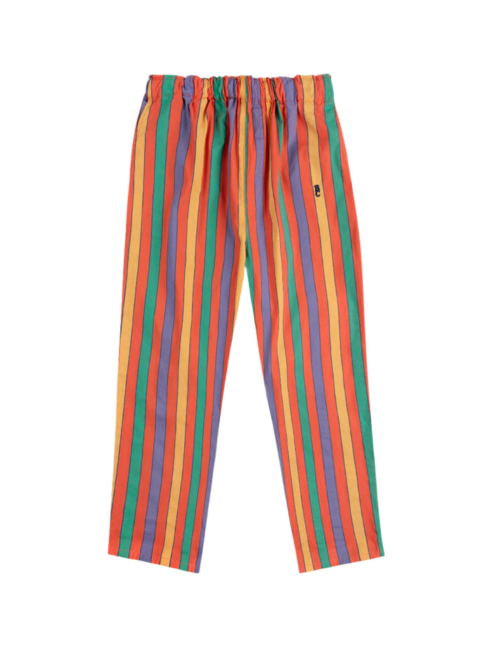 SALE Multicolor Stripes Woven Pants by Bobo Choses