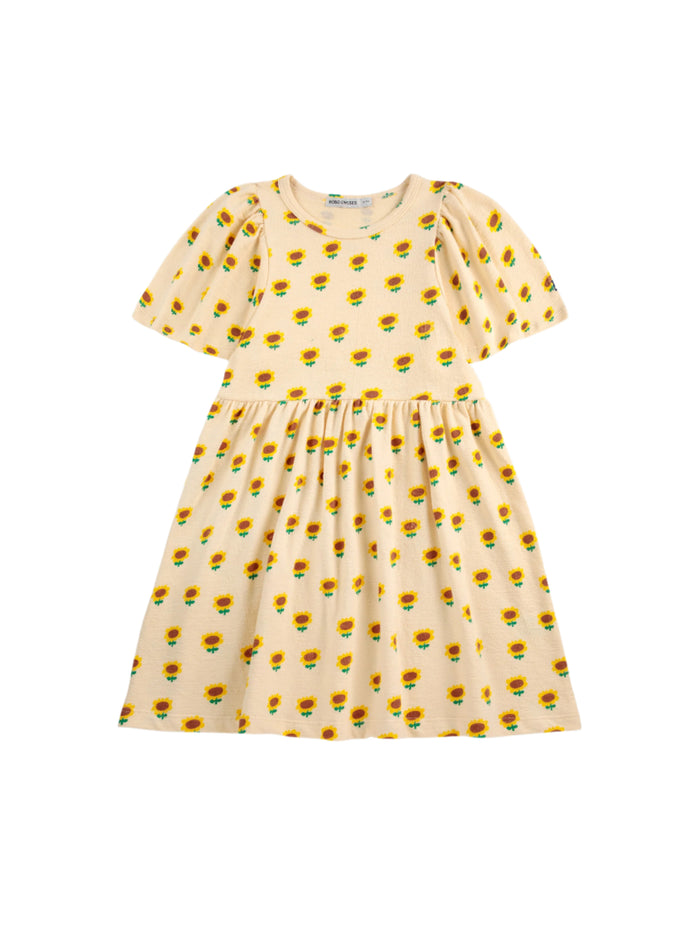 SALE Sunflower All Over Dress by Bobo Choses