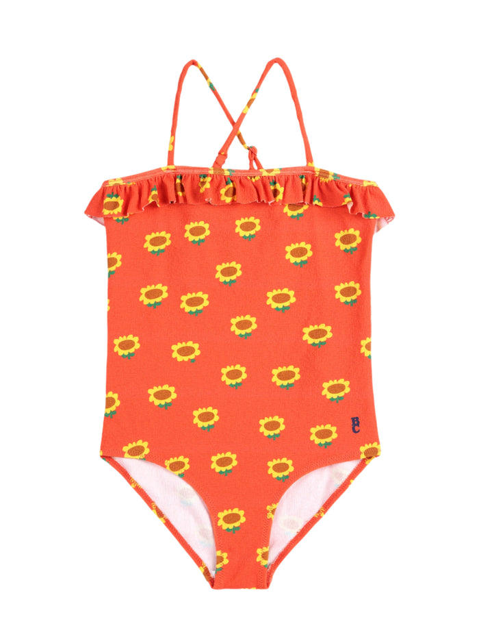 Sunflower All Over Swimsuit by Bobo Choses