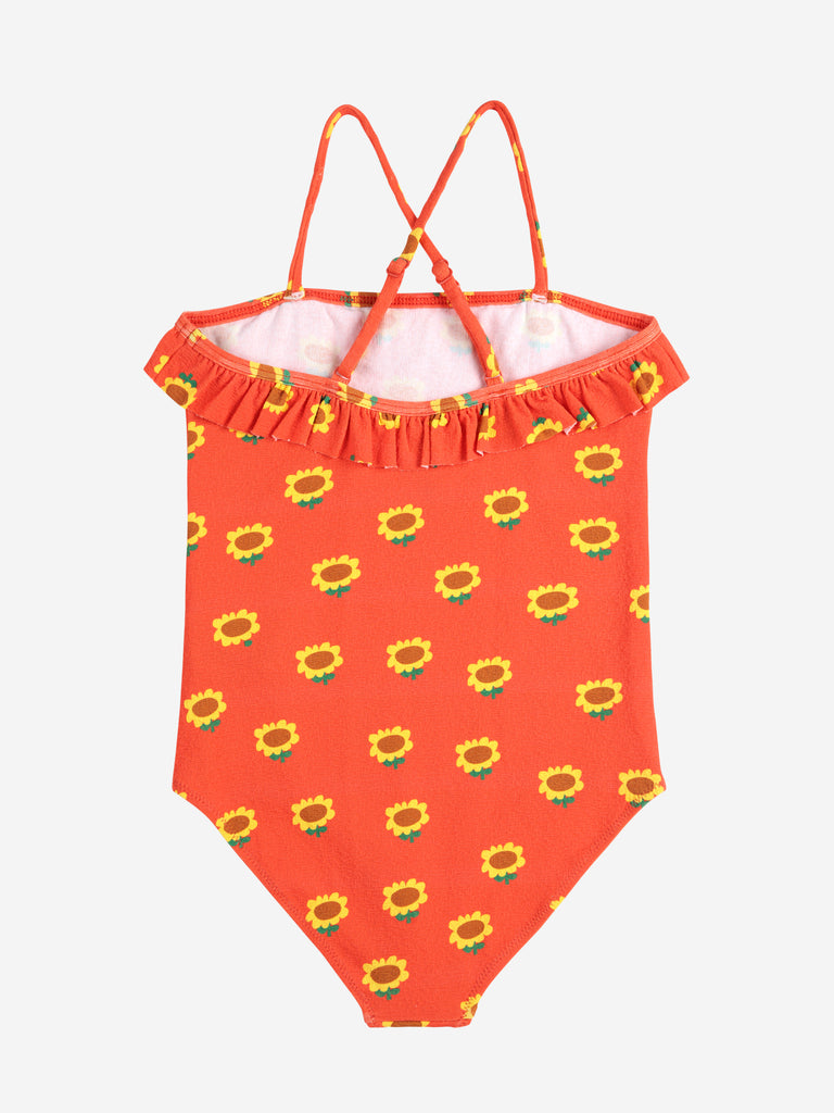 Sunflower All Over Swimsuit by Bobo Choses