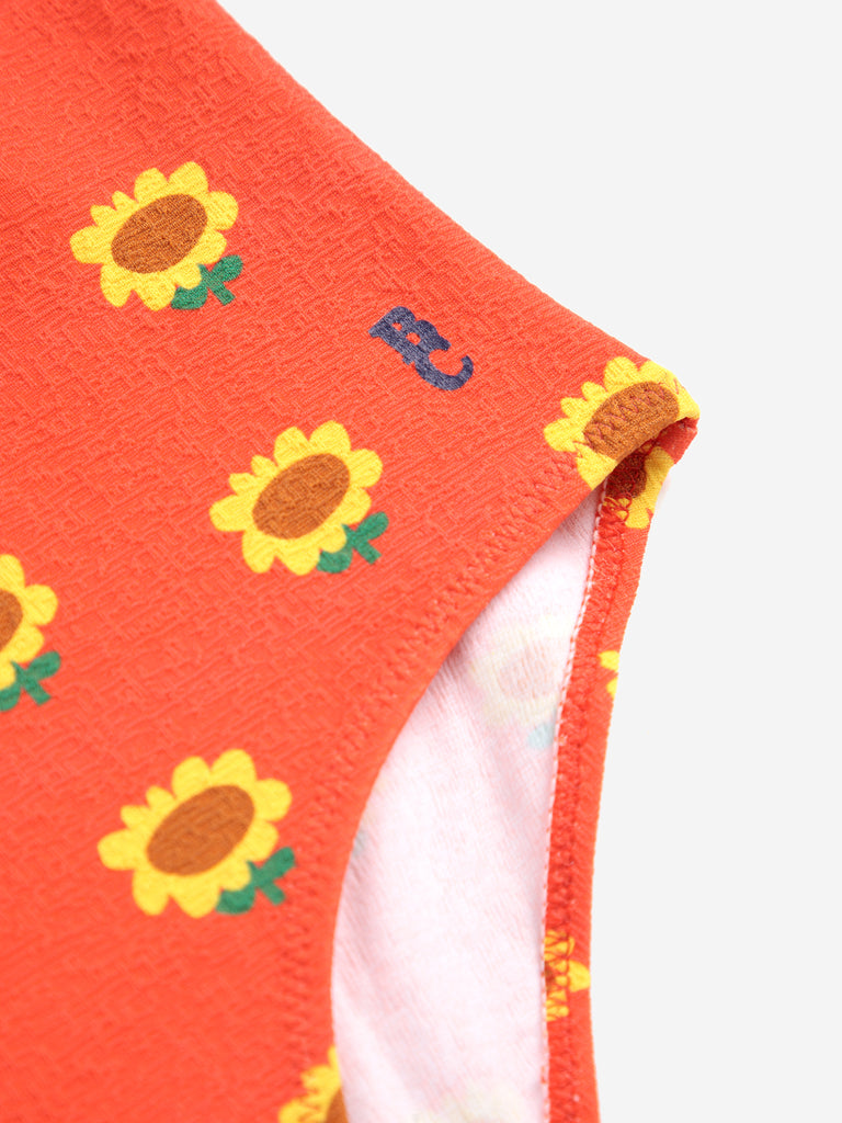 Sunflower All Over Swimsuit by Bobo Choses