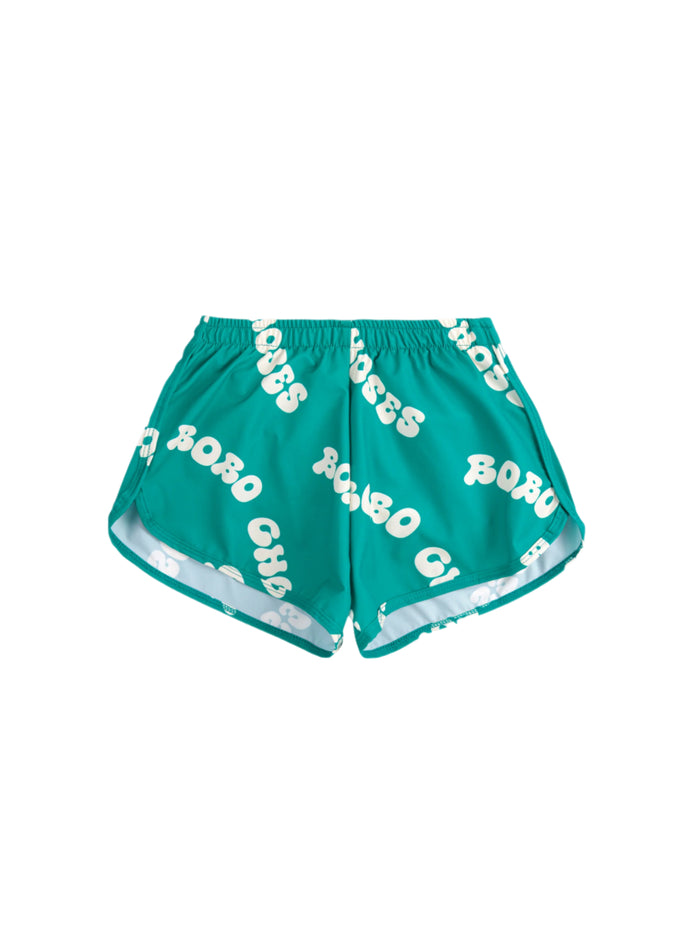 Wavy All Over Swim Trunks by Bobo Choses