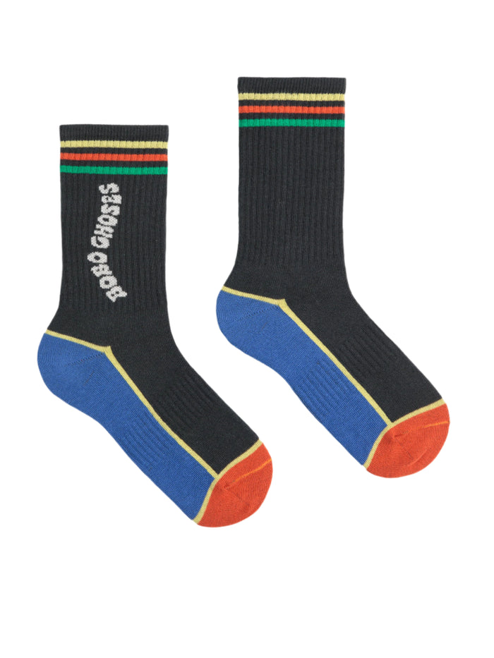 SALE Color Block Long Kid Socks by Bobo Choses