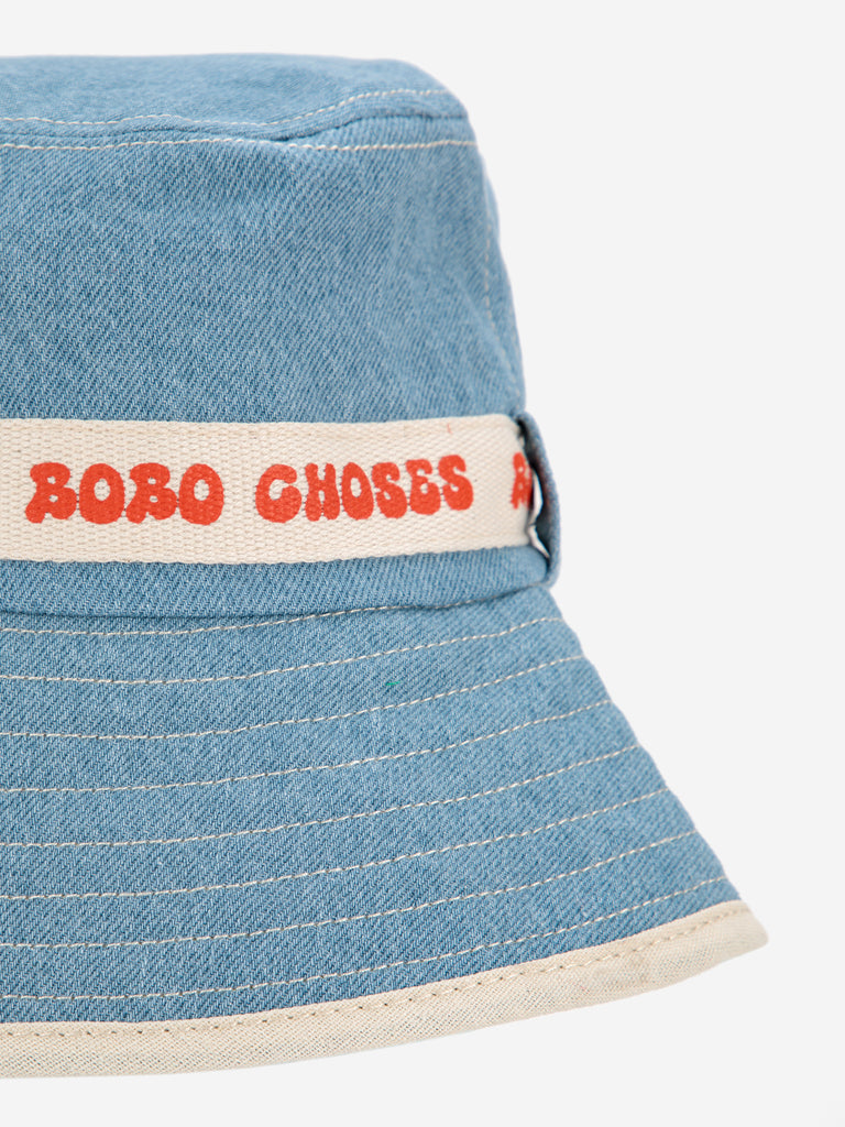 Denim Bucket Hat by Bobo Choses