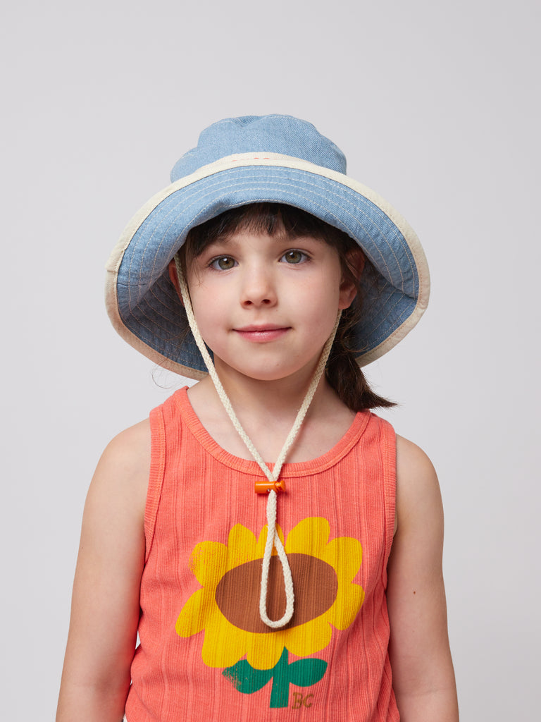 Denim Bucket Hat by Bobo Choses
