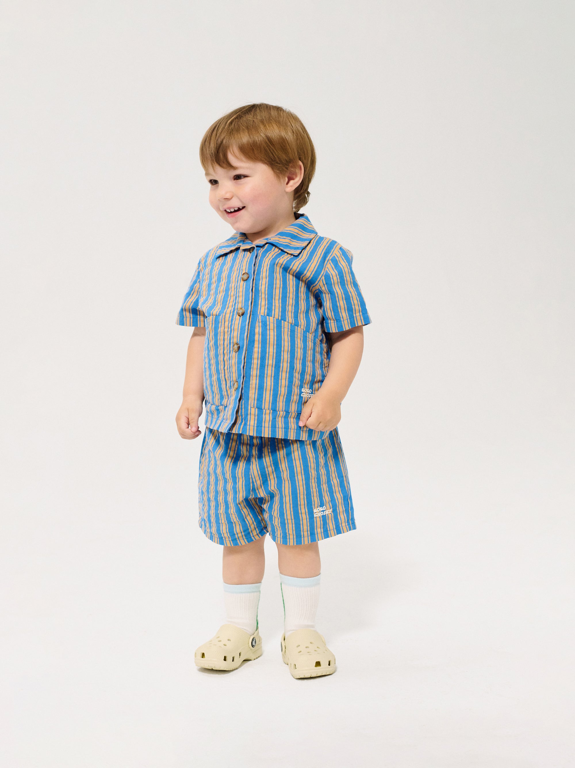 New Hairline Woven Baby Shorts
