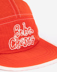 Red Woven Technic Cap