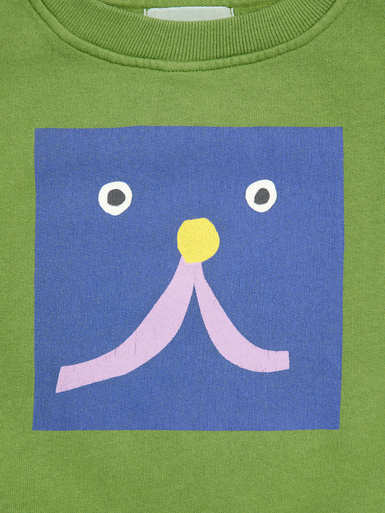 SALE Funny Face Sweatshirt by Bobo Choses