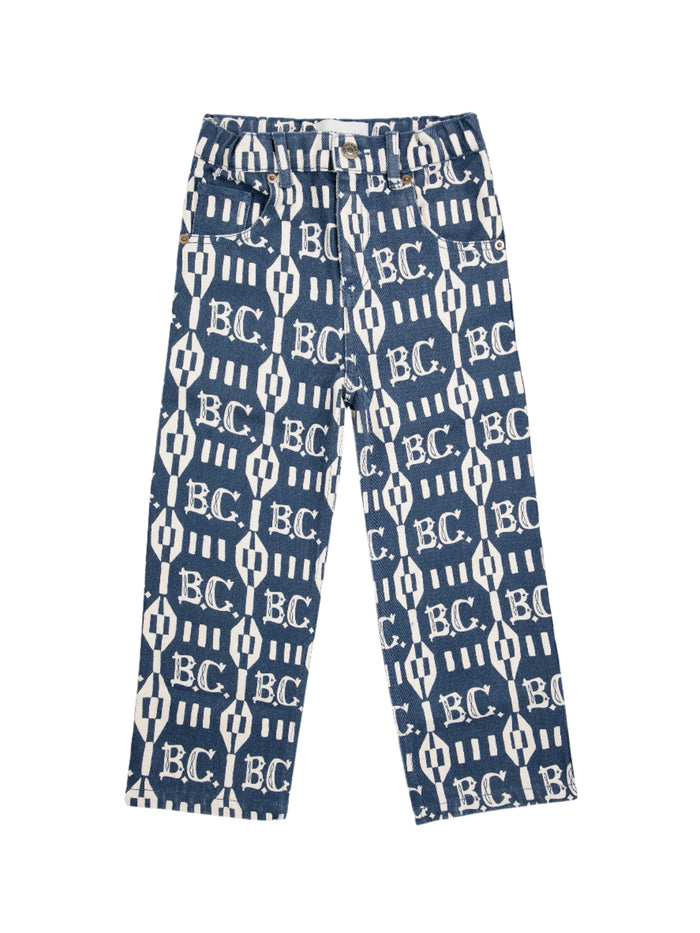 SALE Vintage all over Straight Pants by Bobo Choses