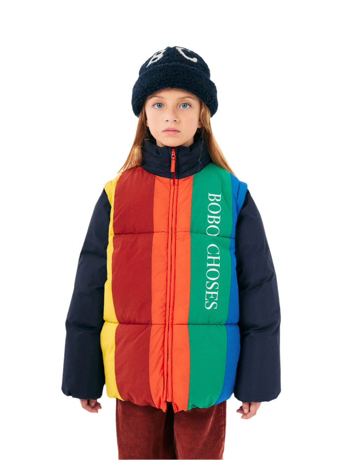 SALE Bobo Choses Color Block Padded Anorak by Bobo Choses