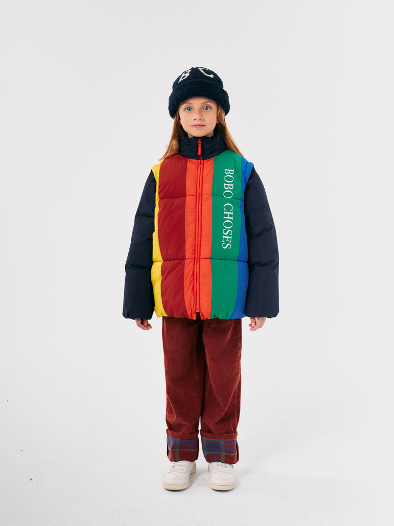 SALE Bobo Choses Color Block Padded Anorak by Bobo Choses
