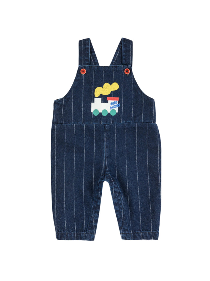 Baby Choo Choo Denim Dungaree by Bobo Choses