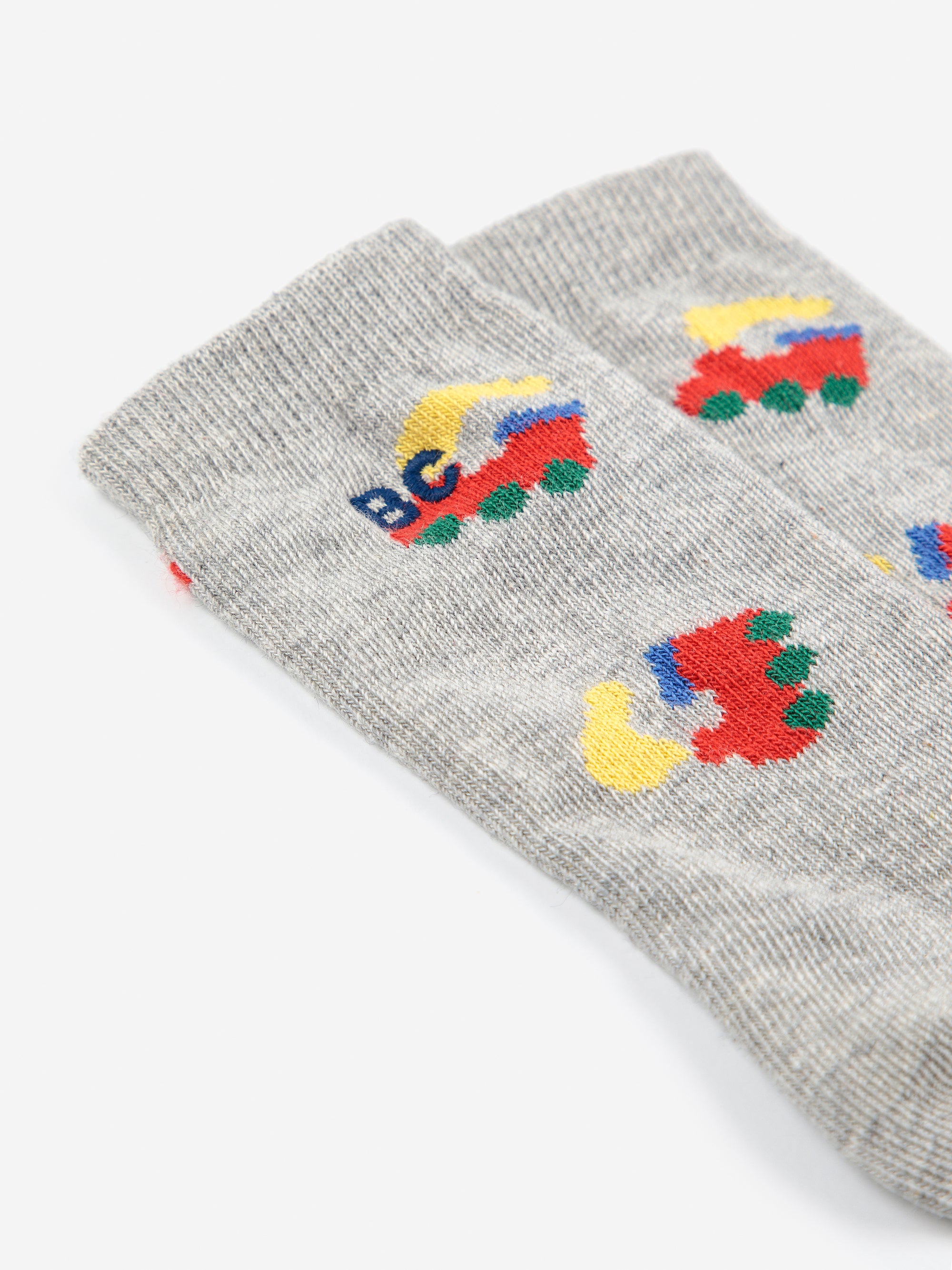 Baby Choo Choo All Over Long Socks by Bobo Choses