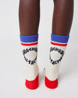 Tic Tac Toe Color Block Long Socks by Bobo Choses