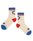 Tic Tac Toe Color Block Long Socks by Bobo Choses