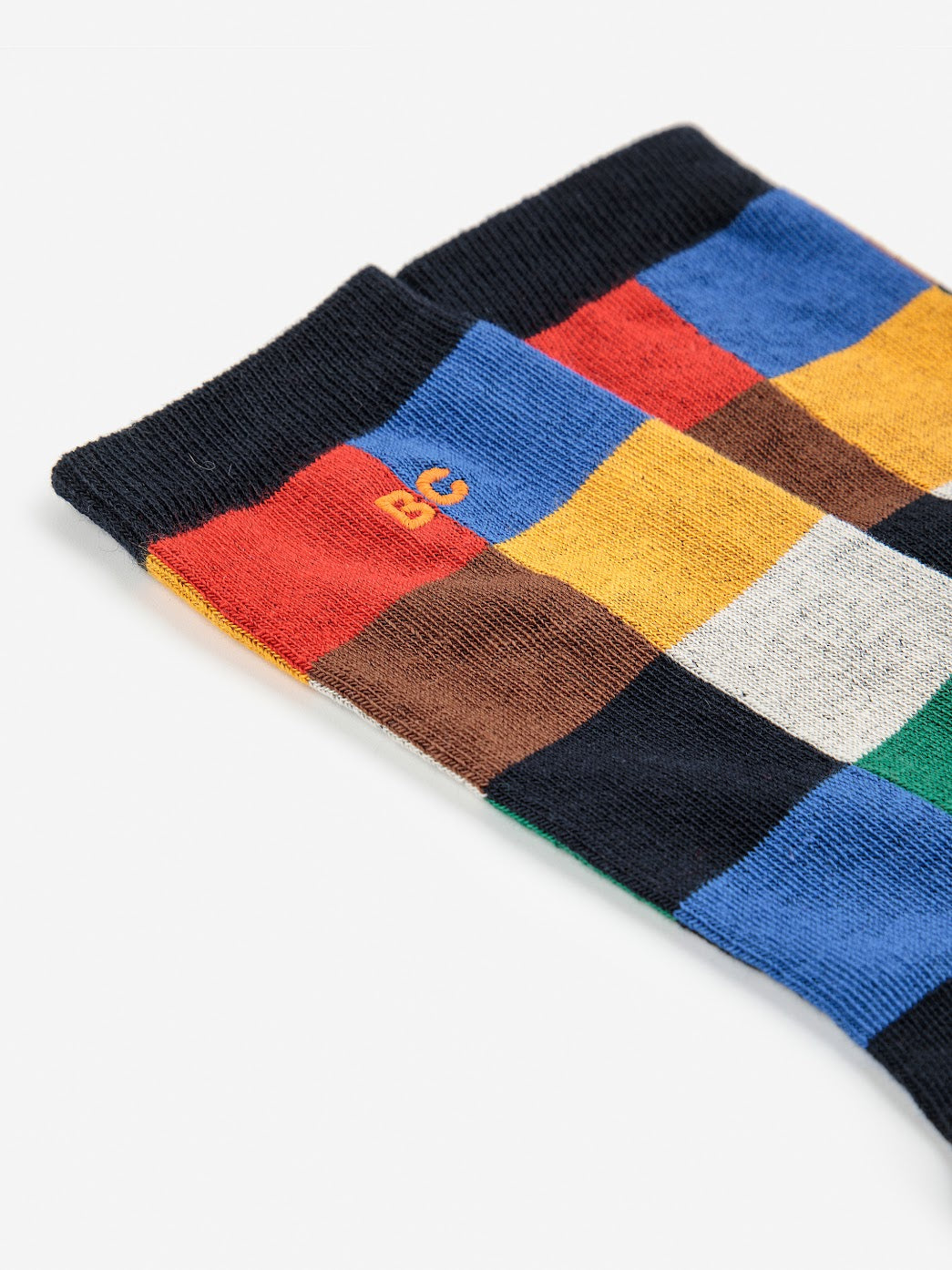 Multicolor Tiles Long Socks by Bobo Choses