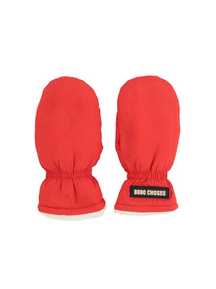Red Bobo Mittens by Bobo Choses