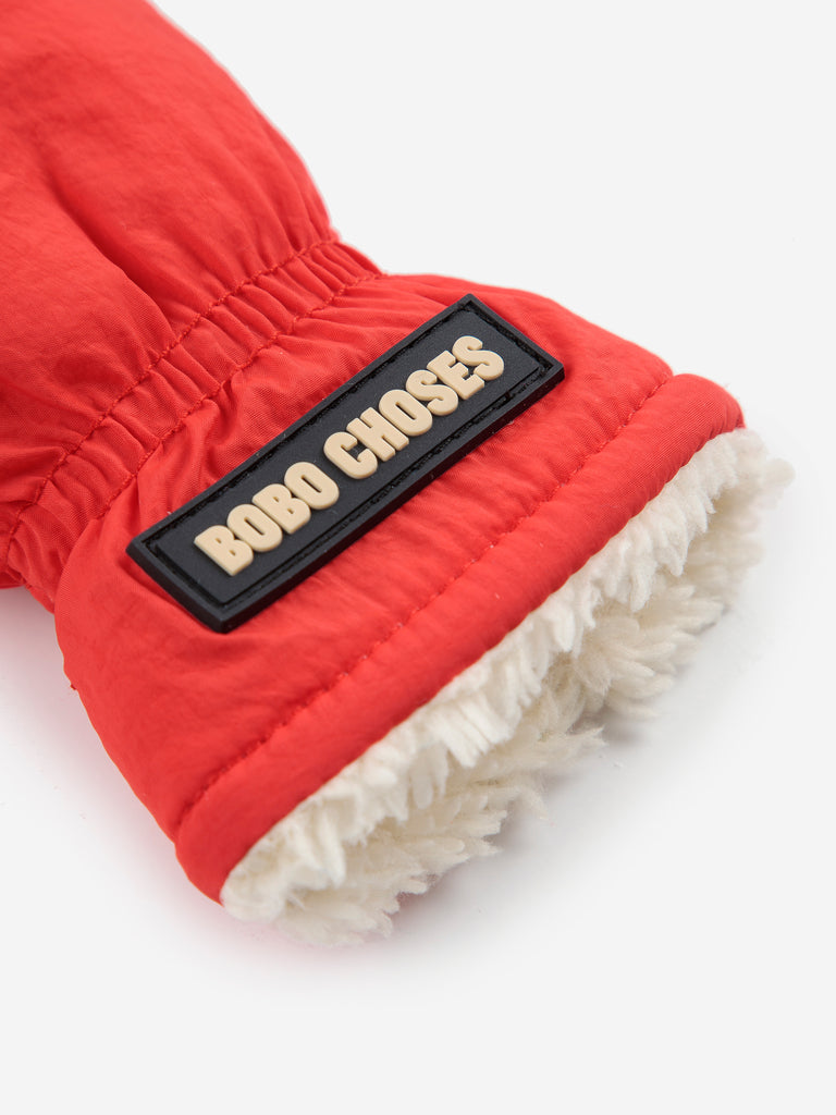 Red Bobo Mittens by Bobo Choses