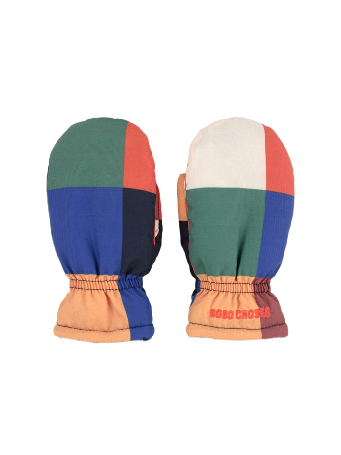 Multicolor Tiles Mittens by Bobo Choses
