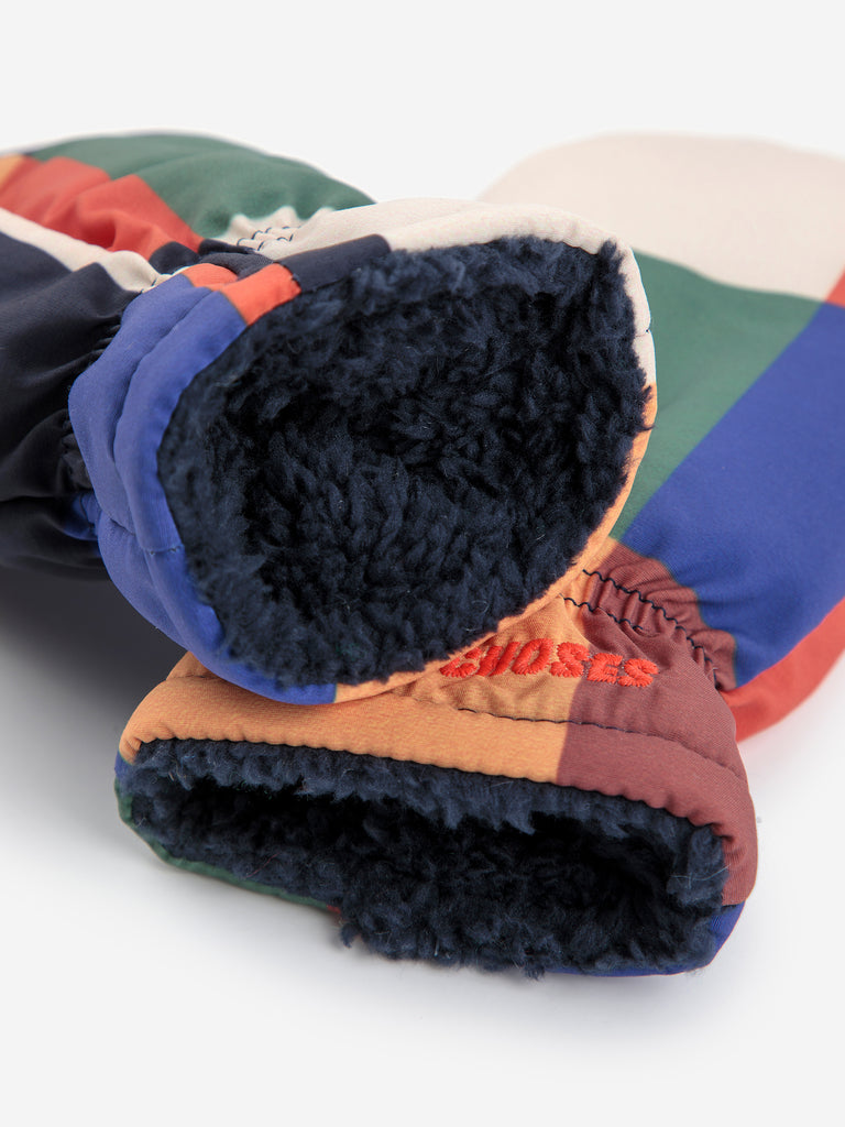 Multicolor Tiles Mittens by Bobo Choses