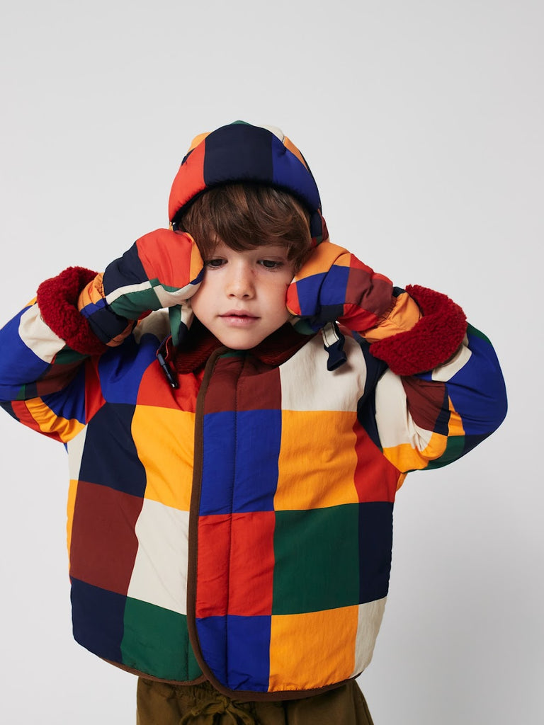 Multicolor Tiles Mittens by Bobo Choses