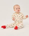 Stamp Bloom All Over Baby Leggings
