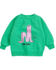 Long Pinky Puff Baby Sweatshirt